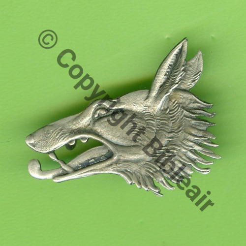 A1382  1937.40 A1382NH SPA.79 TETE LOUP 4eDRILLE GB.2.19  A.AUGIS LYON 1Lign 2Anneaux Dos lisse Src.Y.GENTY 158Eur(x3) 